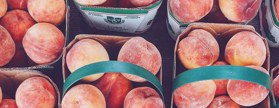 Ontario peaches