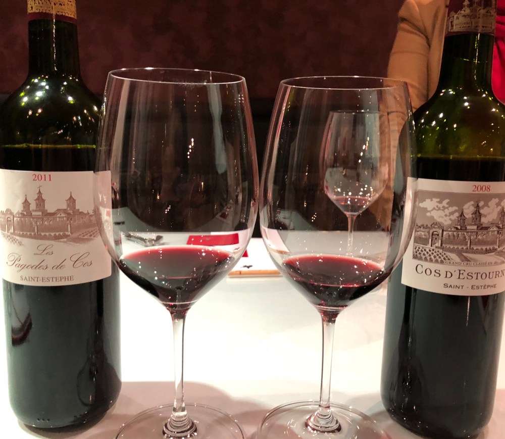 Cos d'Estournal tasting