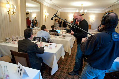 Photo Op: Shooting the 2011 European Grand Jury tasting. 