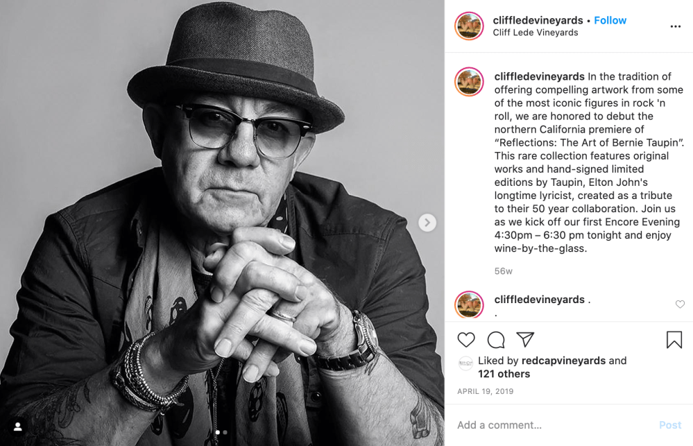 Bernie Taupin Insta