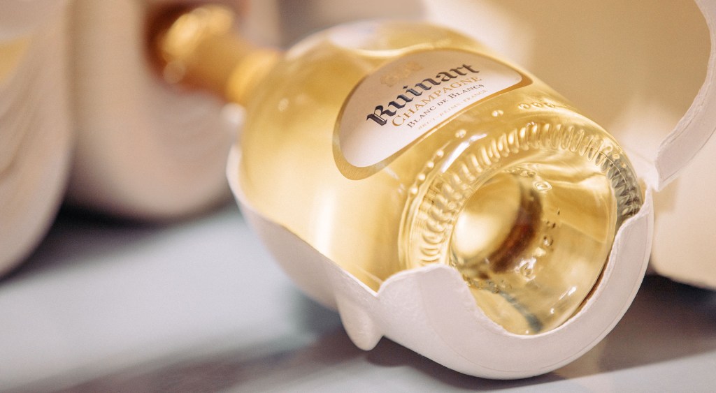 Ruinart Champagne's new eco-friendly packaging
