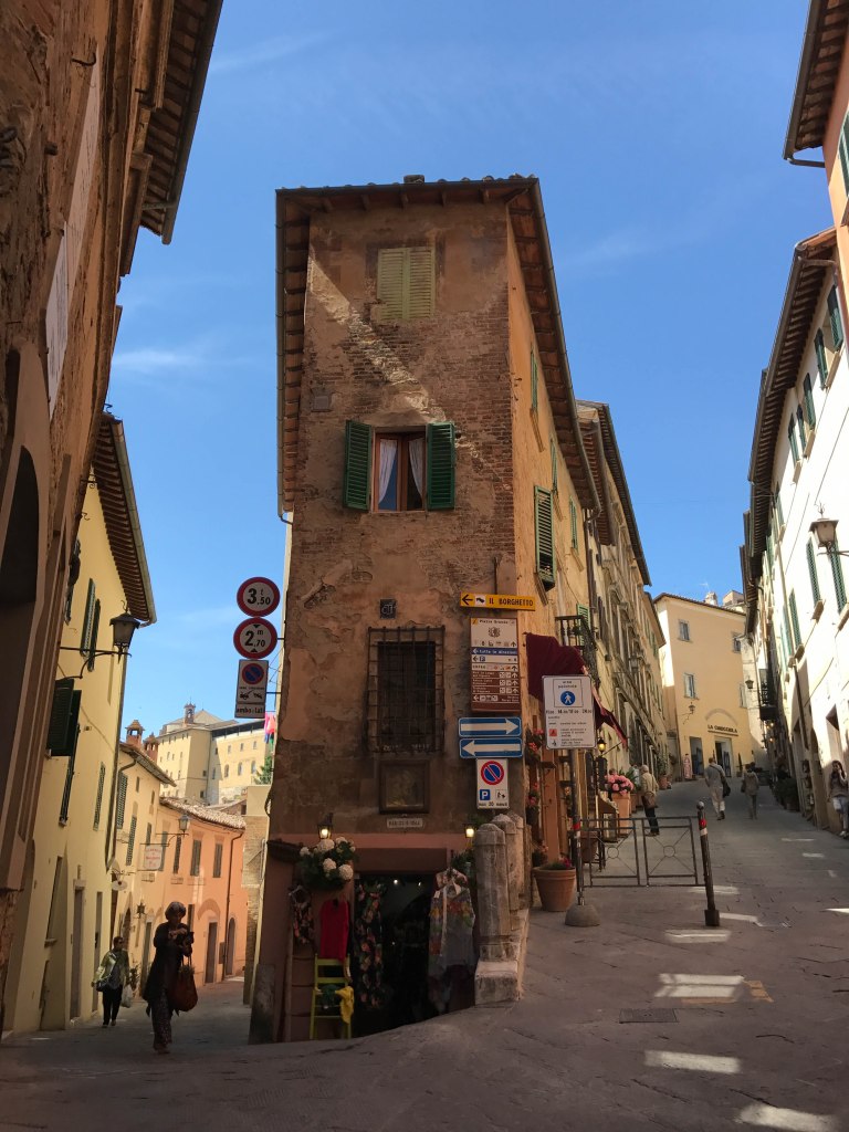 hilly town of Montepulciano